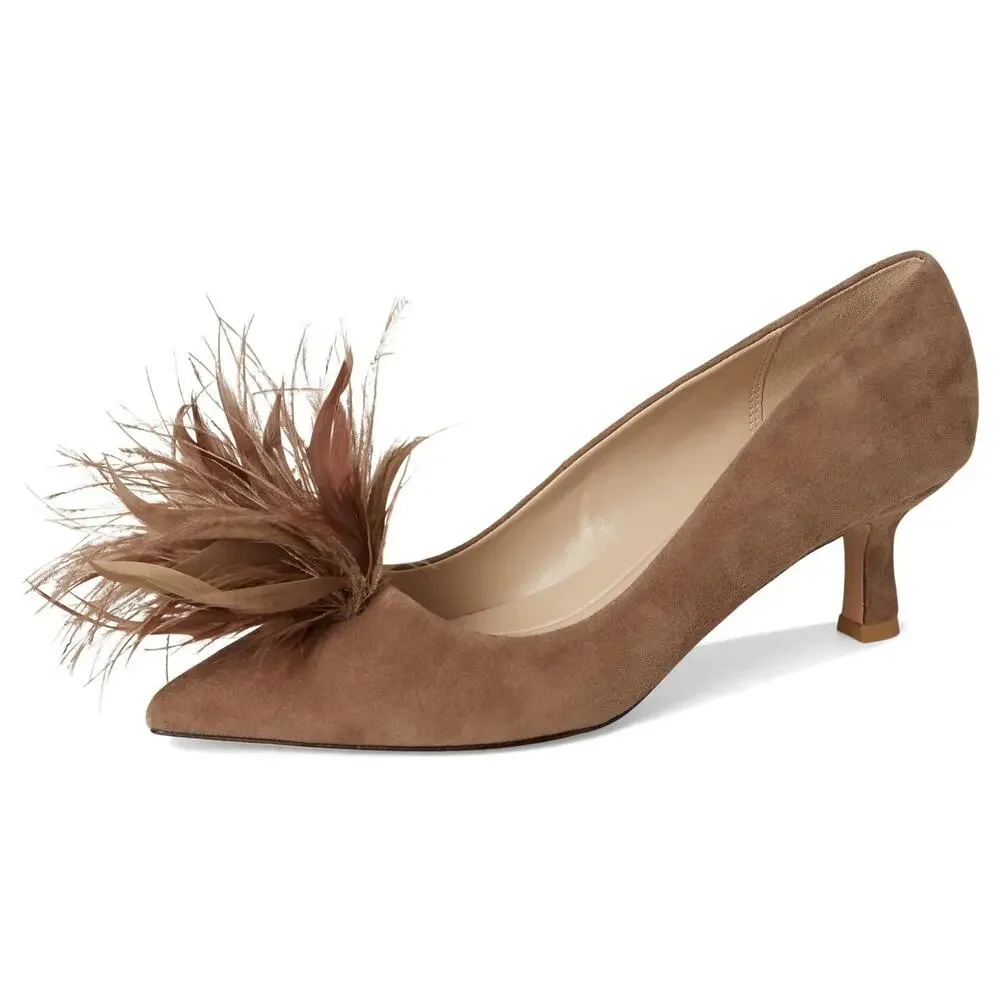 PELLE MODA WOMEN'S KEALI PUMP, TAUPE, 9.5